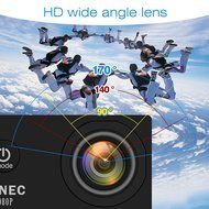 LYNEC 1080P HD 1.5 inch 170&deg; Wide Angle Lens Waterproof DV Camcorder AC65 Outdoor camping Sports Action Camera... N10