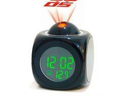 Surborder Shop LED Projection Digital Alarm Clock Black N5