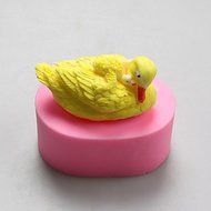 Sher Duck Soap Chocolate Silicone Molds,Cake Molds,Soap Molds,Decoration Tools Bakeware N4