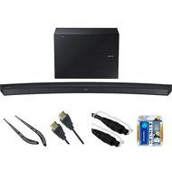 Samsung 2.1 Channel 300W Curved Wireless Audio Soundbar (HW-J4000/ZA) with Soundbar Bracket, High-Speed HDMI Cable... N3