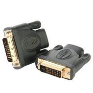 Benfei DVI-D DVI to HDMI Adapter, DVI to HDMI Bidirectional Male to Female Converter with Gold-Plated Cord 2 Pack N3