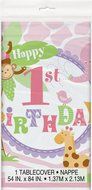 Pink Safari First Birthday Party Blowers, 8ct N16