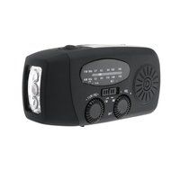 LEORX Emergency Solar Dynamo USB Powered AM/FM Radio Cellphone Charger N8