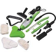 Milex Steam Mop and Steam Cleaner | Microfibre mop pads plus a range of attachments | For steaming tiles, wood... N8