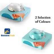 UnicornTech HM-03 Ultra Portable Cool Air Humidifier with USB Cable for Office Home Travel - Cute Whale Shape... N4