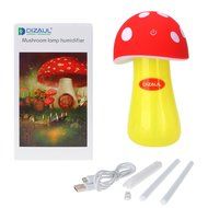 Ultrasonic Cool Mist Humidifier,Dizaul Mushroom Humidifier 200ml for skin moisturing,stealth mask with No Noise... N4