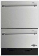 DCS DD24DV2T7 24" Drawers Dishwasher with 9 Wash Cycles, 14 Place Settings, Quick Wash in Stainless Steel