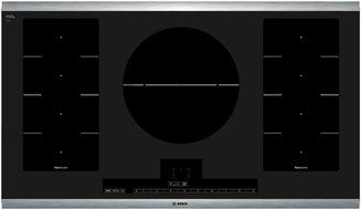 Bosch NITP666SUC: 36" Induction Cooktop Benchmark Series - Black with Stainless Steel Frame