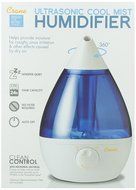 Crane Drop Shape Ultrasonic Cool Mist Humidifier with 2.3 Gallon output per day N2