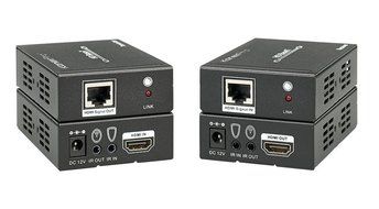 Kanex Pro EXT-HD100MHBT 4K Compliant HDBaseT 100-Meter HDMI Extender with PoE Support