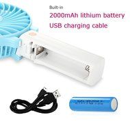 StrongFirst Portable USB Rechargeable Hand Mini Fans 2000mAh Battery for Laptop Computer Desk Desktop Table Floor...