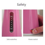 Pink Professional Portable Steamer Fabric Clothes Travel Garment Steam Iron Handheld N7
