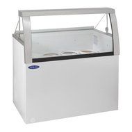 Nor-Lake HF040-WWG/0L Nova 27" Low Glass Ice Cream Dipping Cabinet