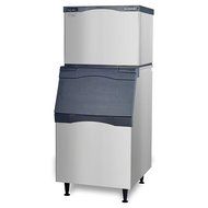 Scotsman C0830SA-B530S 905 lb 30" Air-Cooled Small Cube Ice Machine w/ Storage Bin
