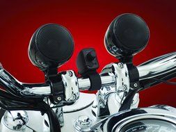 Big Bike Parts (13-252BTBK) Black Bluetooth Stereo System N2