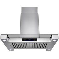 Golden Vantage 30" Stainless Steel Island Mount Range Hood With Touch Screen Display Light Lamp Baffle Filter N5