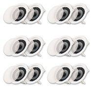 Acoustic Audio CS-IC62-6PR 250 Watt 6.5&quot; 2-Way Home Theater In-Wall/Ceiling Speakers (6-Pair) N3