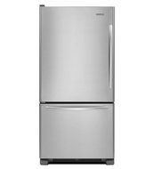 KitchenAid KBLS19KCMS 30" Stainless Bottom Freezer Refrigerator