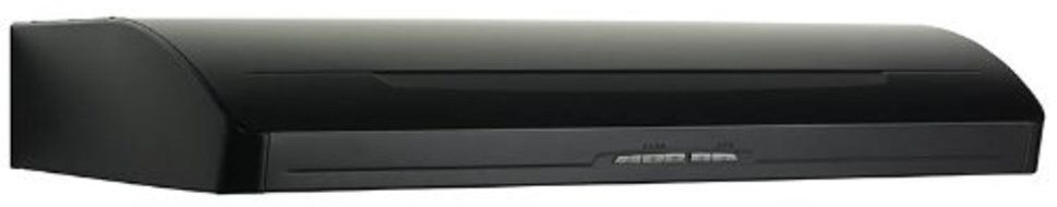 Broan E66130BL Elite Ultra Quiet Range Hood, 30-Inch, Black N3
