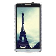 Spritech(TM) Bling Hard Clear Phone Case For LG spirit h440 C70/LG Escape 2/LG Logos,3D Handmade Yellow Silver...