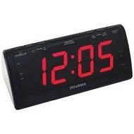 SYLVANIA SCR1206B Jumbo-Digit Dual Alarm Clock Radio N2