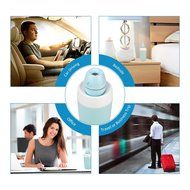 Motoraux Portable Mini Cool Mist Humidifier/Ultrasonic Air desktop Personal Humidifier with LED, Small Perfect... N2