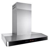 AKDY&reg; 30" Kitchen Wall Mount Wall Mount LED Touch Control Panel Baffle Filters Range Hood N8