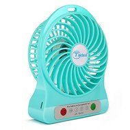 YL-VV@ Taidea UF-TDF02 Mini Portable Mute USB 18650 Rechargeable Battery Fan PC USB Cooler Table Fan with LED...