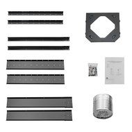 Golden Vantage 30" Stainless Steel Island Mount Range Hood With Touch Screen Display Light Lamp Baffle Filter N8