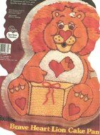 Wilton Brave Heart Lion Cake Pan (2105-3197, 1984) American Greetings N2