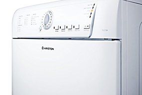 Summit TCL73XNA 24" Front Load Dryer With 16 Dry Programs Stainless Steel Drum Start/Pause Function Reversible...