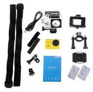 SURMOS Hd Sports Action Camera A8 with High Speed Usb2.0/30m Under Water/ 5m... N5