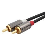 DiGiYes&reg; 3.28 Feet（1M) 3.5mm Female to 2RCA Male Stereo Audio Adapter Cable Gold Plated for Smartphones / MP3... N2