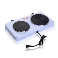 Goplus Electric Double Burner Hot Plate Portable Stove Heater Countertop Cooking, Powerful 2500 Watts For Fast...