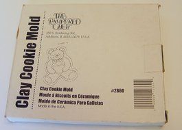 Teddy Bear CLAY COOKIE MOLD - The Pampered Chef N2