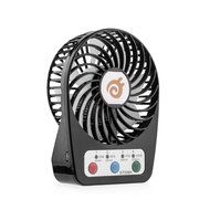 D-FantiX 3-inch Mini Portable Fan 4 Speeds Rechargeable USB Desktop Fan Personal Fan Small Handheld Fan Battery...