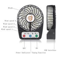 D-FantiX 3-inch Mini Portable Fan 4 Speeds Rechargeable USB Desktop Fan Personal Fan Small Handheld Fan Battery... N2