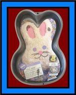 Wilton Funny Bunny Rabbit Non-Stick Cake Pan Mold (2105-1518, 1998)