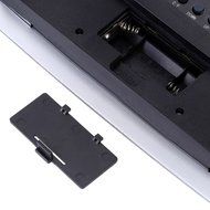 HENSE Electronic Temperature Meter Digital Clander Wall Alarm Clock Thermometer HT07(white)