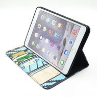 iPad Mini 1/2/3 Case, Firefish High Quality PU Leather Wallet Case [Card Pockets] and Kickstand Feature Case for... N140