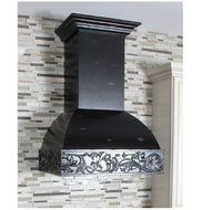 Z Line 393AA-36 1200 CFM Wooden Wall Mount Range Hood, 36", Antigua N2