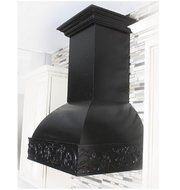 Z Line 393AA-36 1200 CFM Wooden Wall Mount Range Hood, 36", Antigua N3