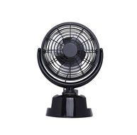 iBaste 4 Inch Portable Mini USB Charging or Battery Powered Desktop Oscillating Fan Black