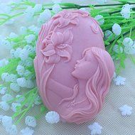 Sher Beautiful Faery Soap Mold Fondant Cake Chocolate Silicone Mold, Decoration Tools Bakeware N3