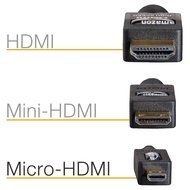 AmazonBasics High-Speed Micro-HDMI to HDMI Cable 2 Pack - 3.3 Feet (1 Meter) Supports Ethernet, 3D, and Audio... N5
