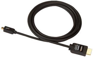 AmazonBasics High-Speed Micro-HDMI to HDMI Cable 2 Pack - 3.3 Feet (1 Meter) Supports Ethernet, 3D, and Audio... N6