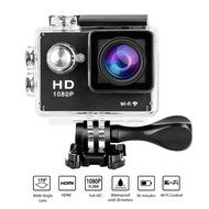 Yuntab W9 Wifi 12mp 170 Degree 1080p 2 inch LCD Digital Waterproof Car Bike Helmet Sports Action Camera Set (Black) N3