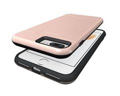 iPhone 7 Card Holder Case,Inspirationc Shockproof Anti-scratch Hard Shell Carrying Case Cover for iPhone 7 4.7... N4