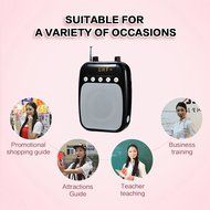 UHF Wireless Voice Amplifier, ResponseBridge SD-S318F 10W FM Voice Amplifier with 2600mAh Rechargeable Lithium... N5