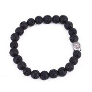 Oligex(TM) Pulseras mujer tiger eye stone buddha beads bracelet elastic charm bracelet rope chain Natural stone...